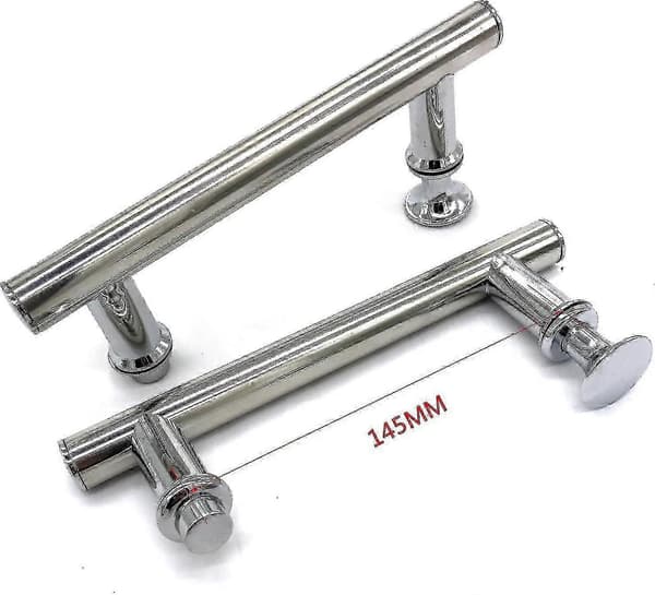 2 stk 145 mm (14,5 cm) Krom ABS Dusjdørhåndtak, Hull til Hull