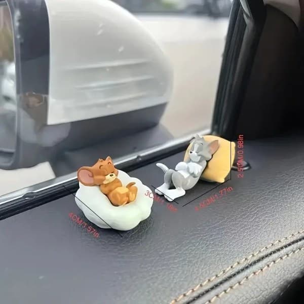 Tom & Jerry Anime Actionfigur Skulpturmodell til Hjemmet