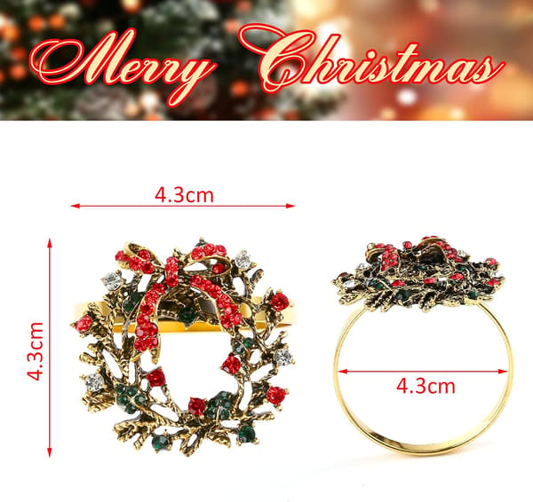 Christmas Wreath Napkin Holder