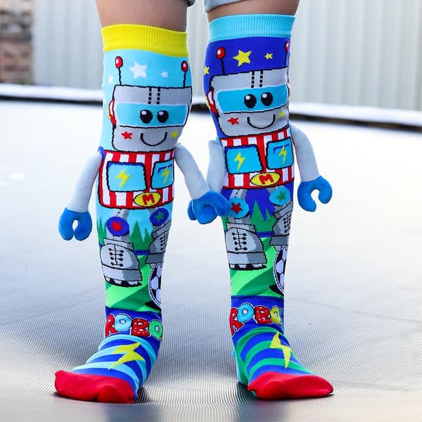 Robottisukat käsivarsilla