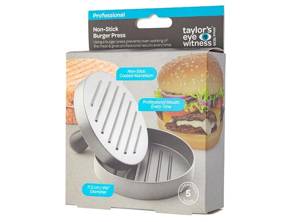Hamburgerpresse 11,5 cm Tylors grå gray