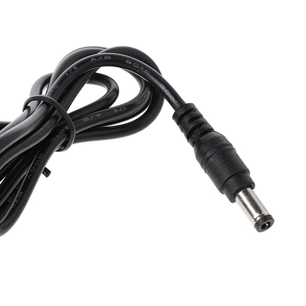 6 Volt 2A strømadapter AC til DC 7,5 x 3 cm plugg 6V 1 Amp strømforsyning, veggplugg med ekstra lang 90 cm ledning[LD]