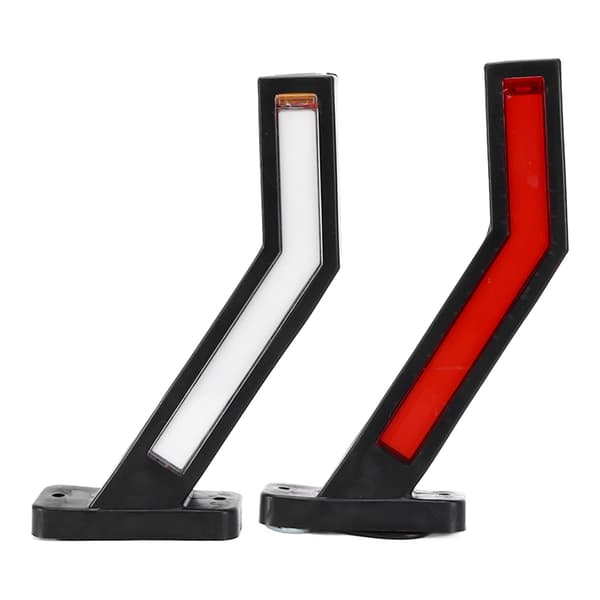 2 pcs LED Side Marker Lights IP67 Waterproof 12-24V Indicator Lamp Universal for Trucks, Trailers