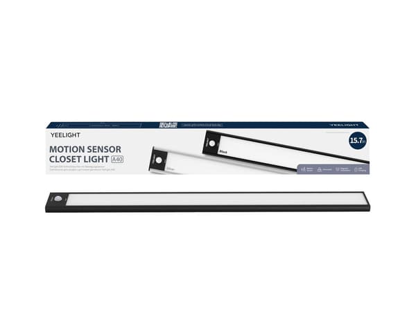 Yeelight bevægelsessensor skabslampe A20 (sølv 2700K) hvid Silver, Vit 230