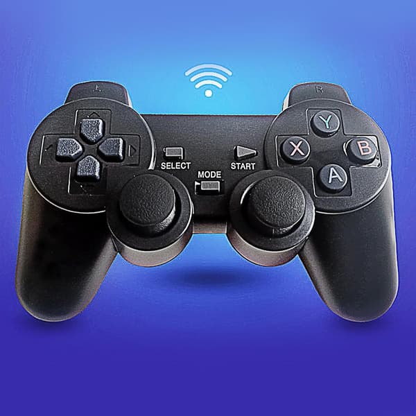 Retro spillkonsoll 4K Plug and Play Game Stick med 2.4G trådløs kontroller