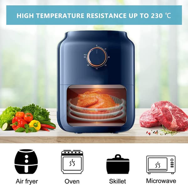 2 st airfryer-liners, luftfritös silikonkorg, airfryer, silikonkruka