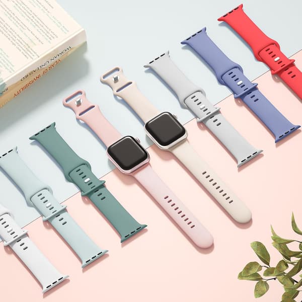 Sports-silikonerem til Apple Watch 40mm, 38mm og 41mm