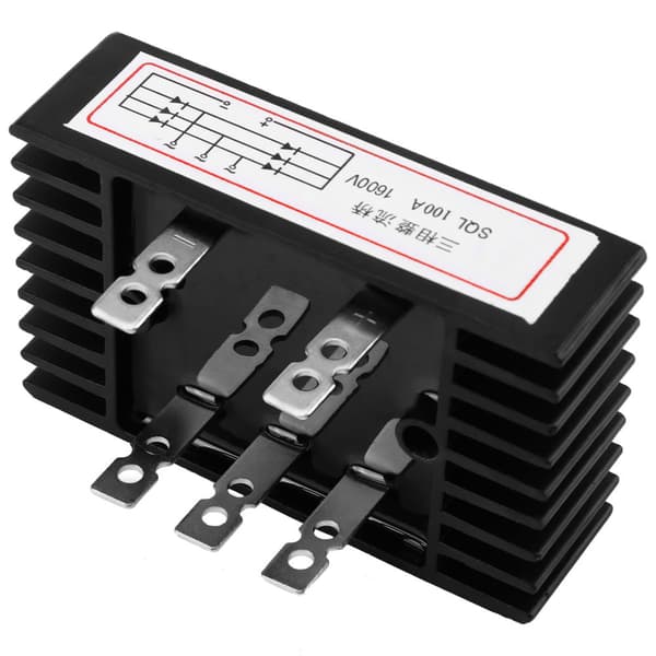 SQL100A 1600V Trefaset Diodebroensretter AC til DC