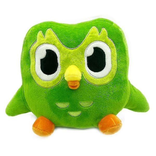 Duolingo Green Owl Plush Toy 30cm 10th Anniversary Gift-FX-