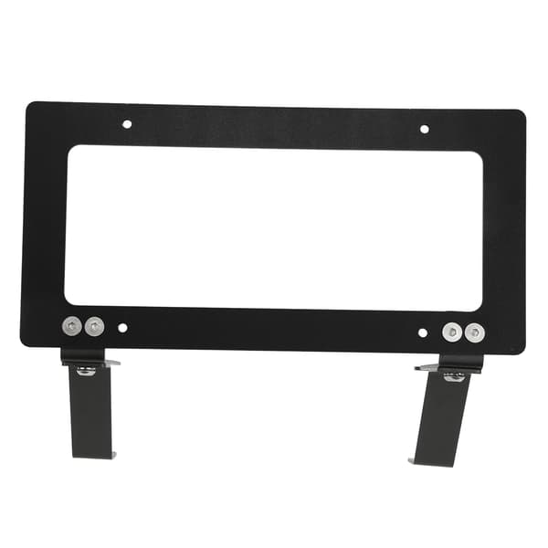 Aluminum Alloy License Plate Bracket Replacement Kit for Tesla Model 3 2017-2022 Black