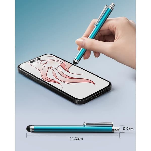 ®RisingFF 10-pak penne til tablets, touchskærme, mobiltelefoner, tablets