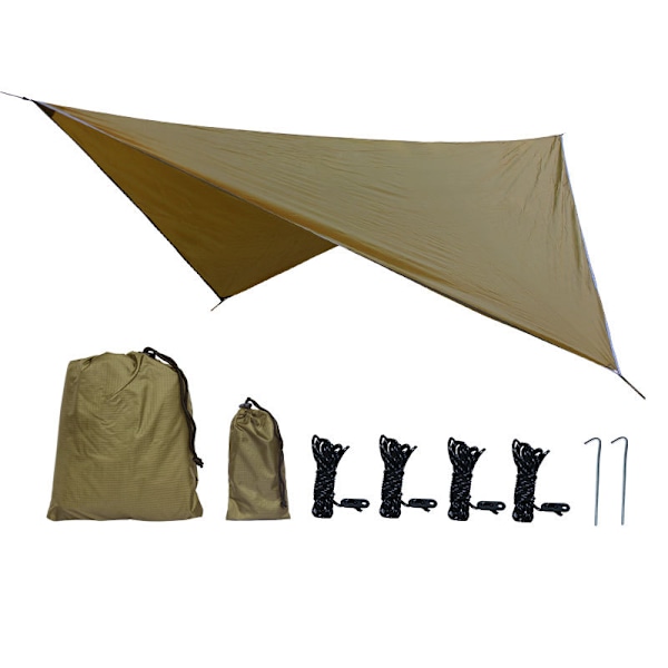 Multifunktionel hængekøje til udendørs brug...Armygrøn Army Green 3-4 people