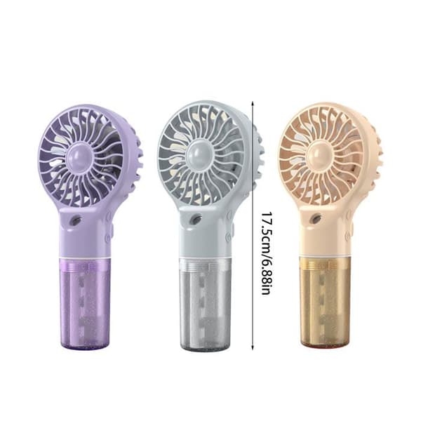 Rechargeable Portable Mist Fan with 4 Adjustable Speeds Small Cooling Fan Cooling Water