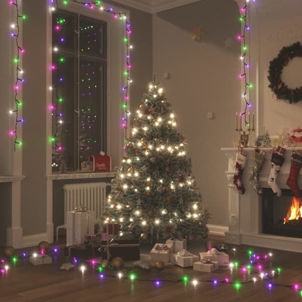 vidaXL Light string with 150 LED multi-colored pastel 15 m PVC Pastel multicolour 340