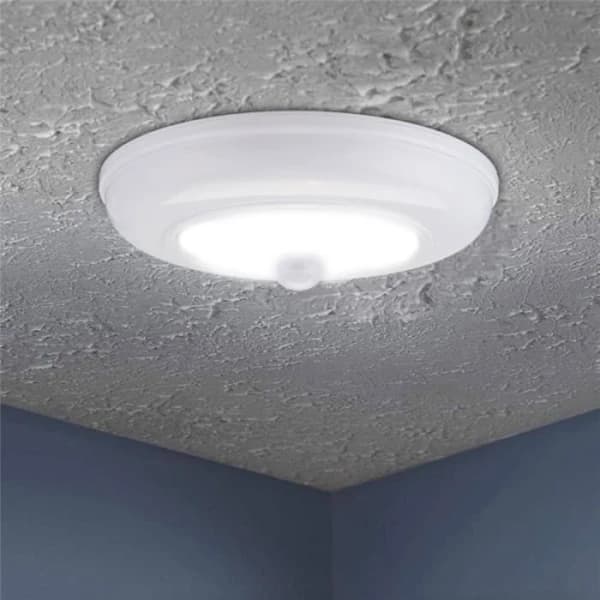 120° Wireless Battery-Powered LED Ceiling Light with Motion Sensor
