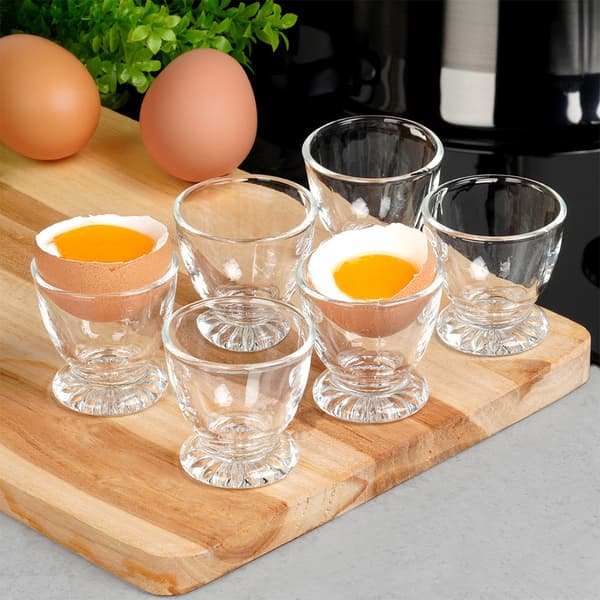 Eggholder i glass 6 stk.