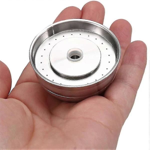 Kompatibel med Vertuo Next Rustfrit Stål Kapsel Vertuoline Genopfyldeligt Kaffefilter, a