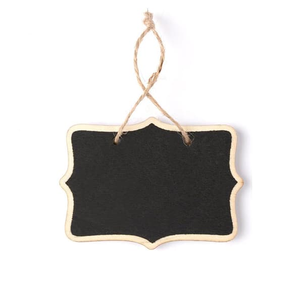 Small chalkboards in 12-pack with hanging string