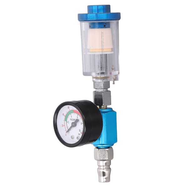 1/4 inch Pneumatic Tool Accessory for Paint Guns - Spray Gun Air Regulator Iron Plastic Brass