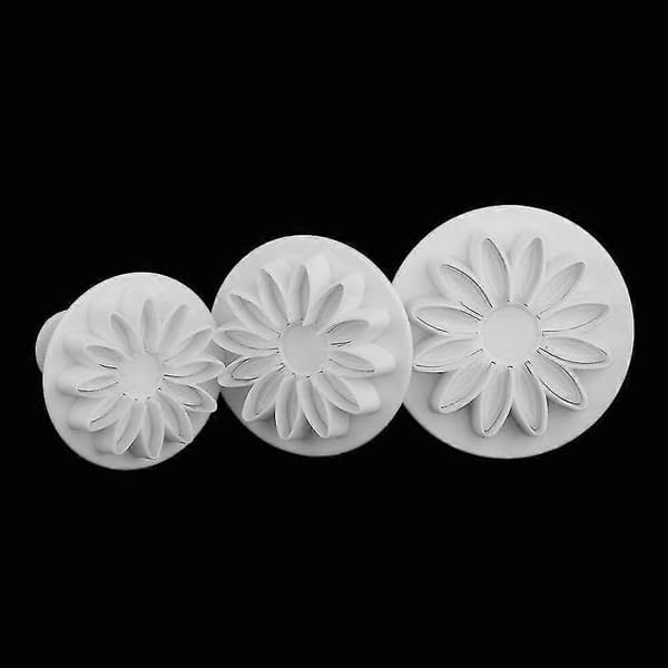 33 deler Fondant Kakeformer Stempelkutter Sukkerdekorasjon Blomst Blad Sommerfugl Hjerte Form Dekorering