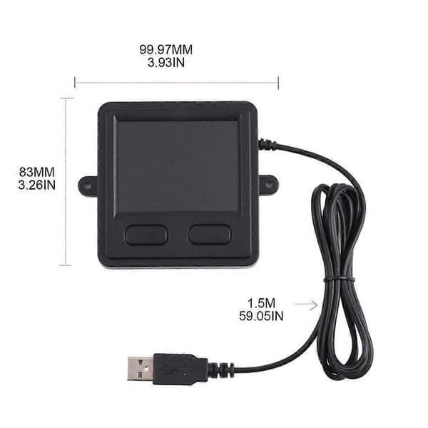 USB2.0 Bærbar Touchmus Touchpad Explorer Touchmus til Industriel Design PC Windows PC [DB]