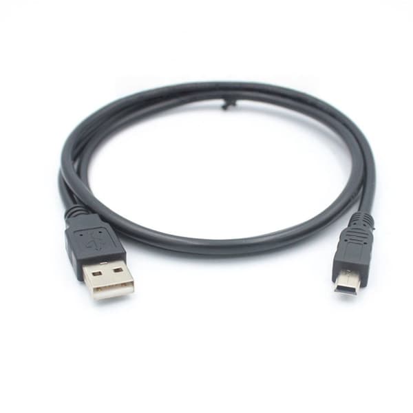 2 kpl datakaapeli USB uros mini5p T-tyypin porttiin V3 datakaapeli USB data-/latauskaapeli
