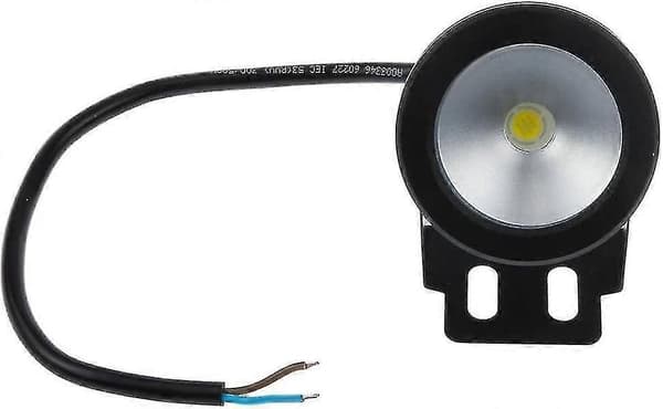 10w 12v Black IP68 Waterproof Flood Light Underwater for Pool Lighting, Cool White [MI]