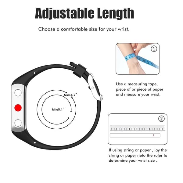 Replacement Watch Strap, Soft and Comfortable Two-Tone Strap Compatible with POLAR v800