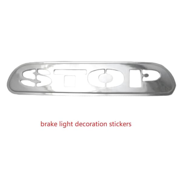 For HIACE 2008-2016 STOP High-mounted Brake Light Sequins Car Decor Sticker Lamp Head Accessories