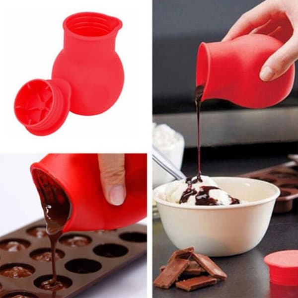 Silikonekande til chokolade, smeltet chokolade, Chocolat