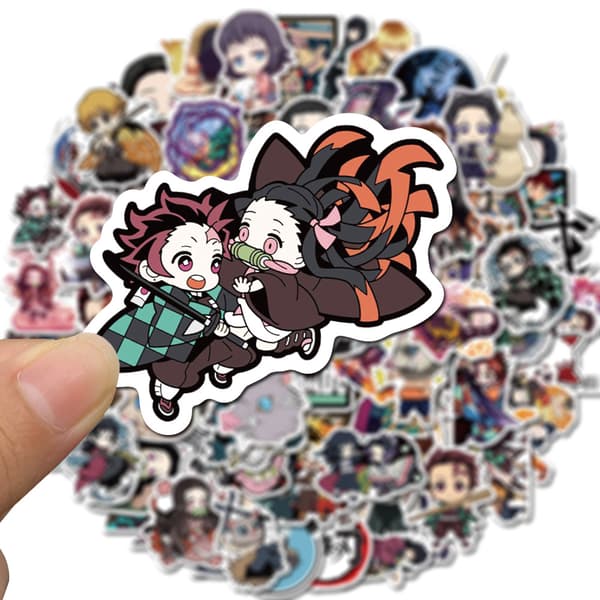 Demon Slayer Graffiti-klistremerker 100 stk vanntette