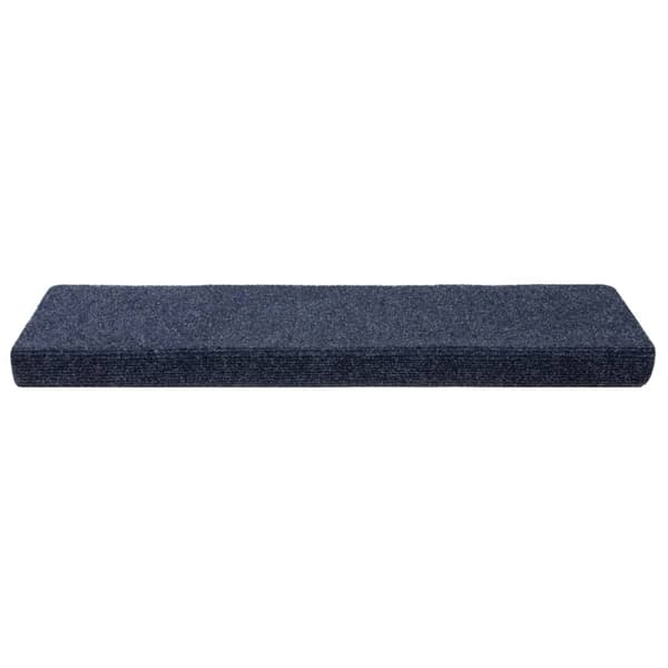 vidaXL Trappemåtter selvklæbende 10 stk. 65x21x4 cm antracit rektangulær kant Antracit silver