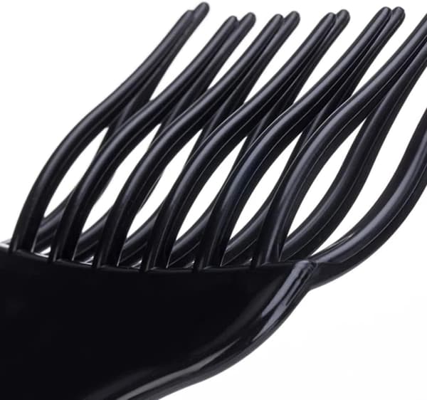 5 delar Afro Pick Comb, Plast Bredtandad Afro Comb, Lockigt Hår Comb
