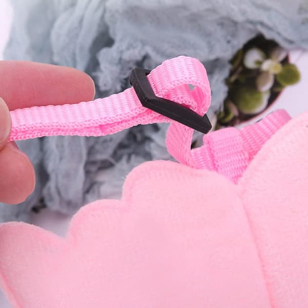 Blå+Rosa 2-pack Kaninsele, Justerbar Kaninsele, Mjuk