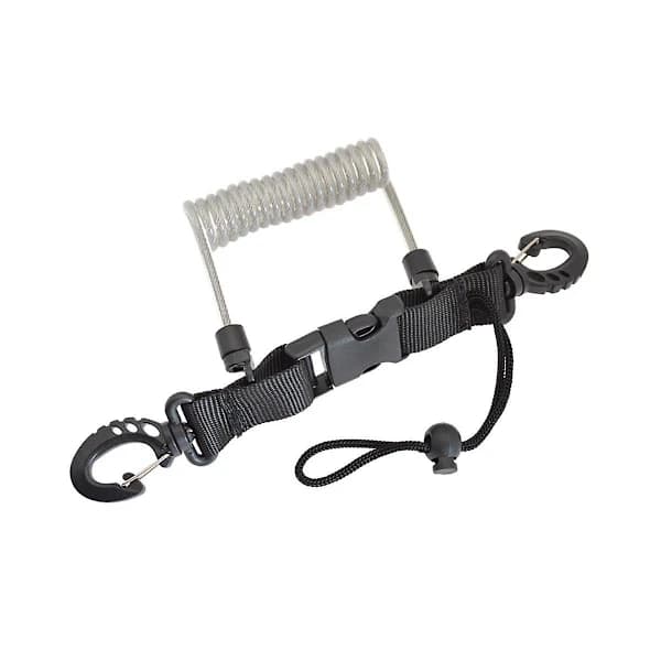 [EN] Dive Spiral Rope Camera Strap Anti-loss Spring Rope Camera Strap Underwater Spiral Leash Line Camera