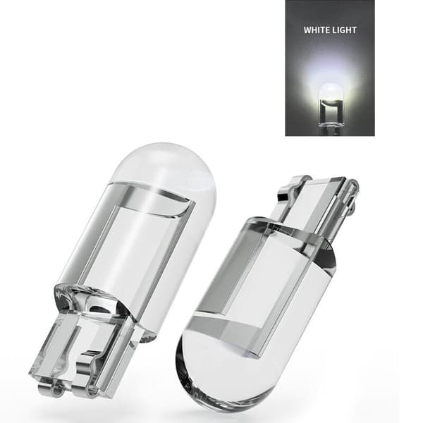 10x T10 W5W 194 168 501 LED-interiørlys Nummerpladelys Sidelys Hvid