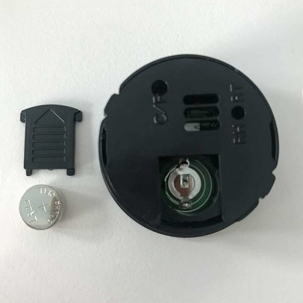 Mini 4,5 cm sort digitalt termometer hygrometer, digital LCD-skærm