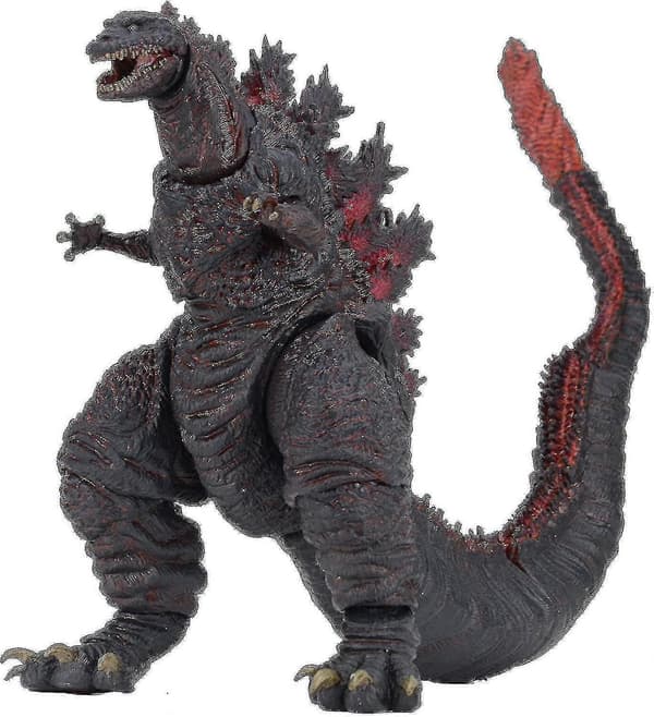 Ekte Godzilla Dinosaur Monster Bevegelig Godzilla Håndlaget Modell