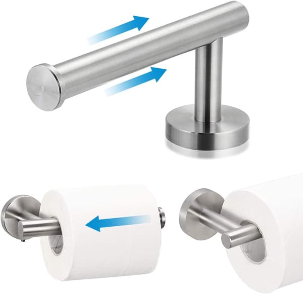 Toiletpapirholder 304 Rustfrit Stål Vandtæt Vægmonteret