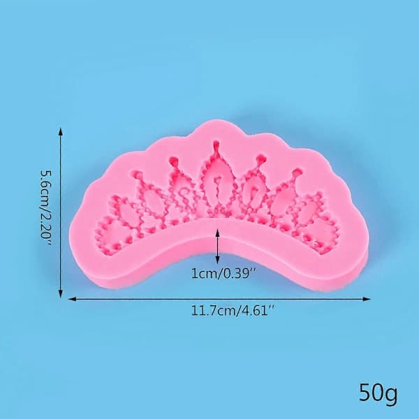 /EA/Kronform Silikone Materiale Sukkerdekoration Forme Fondantforme Kagepynt Gadgets
