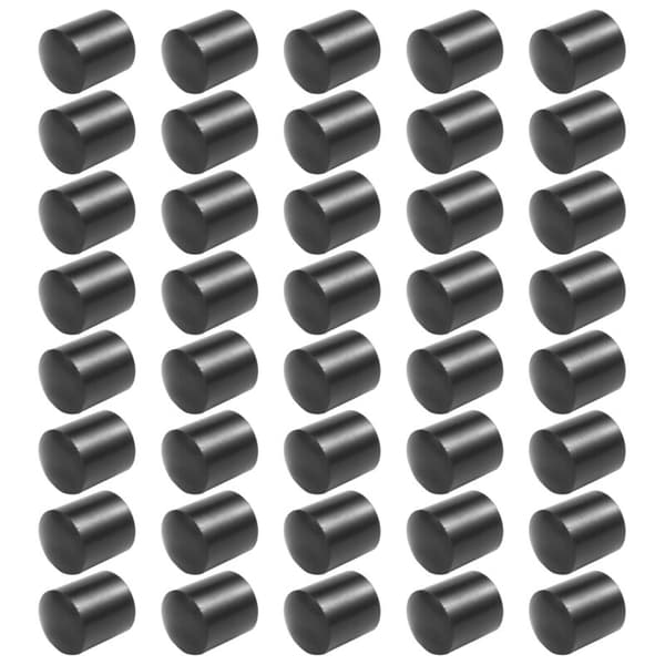 40 stk Svarte Rør Gummikapper 10mm Ender