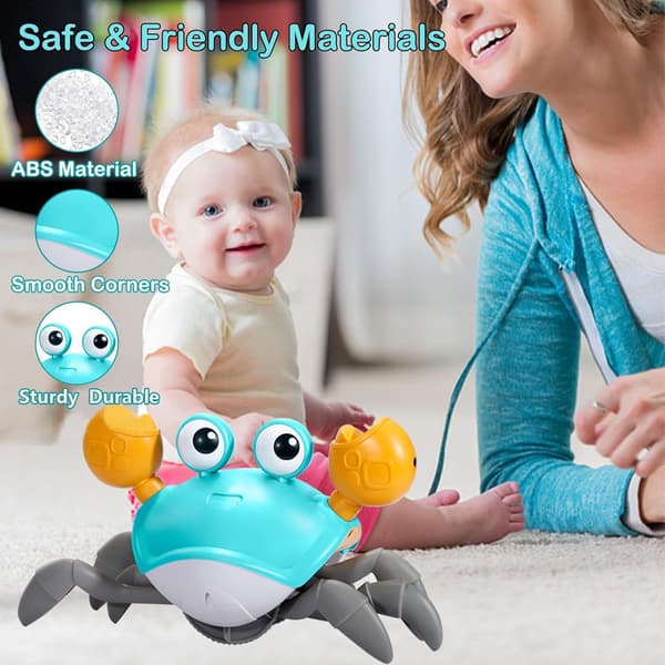 Krabbeleke som kryper - Sensorisk musikalsk leke for baby