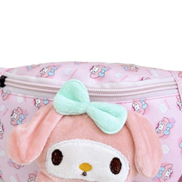 Rosa Crossbody-väska för flickor i nylon
