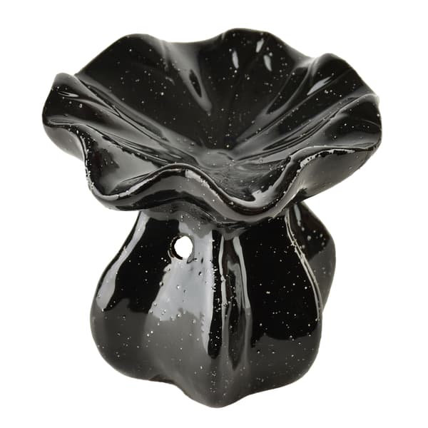 Keramisk duftbrænder MONDEX 10x10x9 cm sort 1 stk
