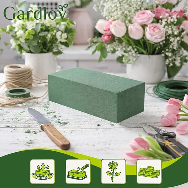 Våta blommiga skumblock 23x11x8cm, 20-pack för blommor