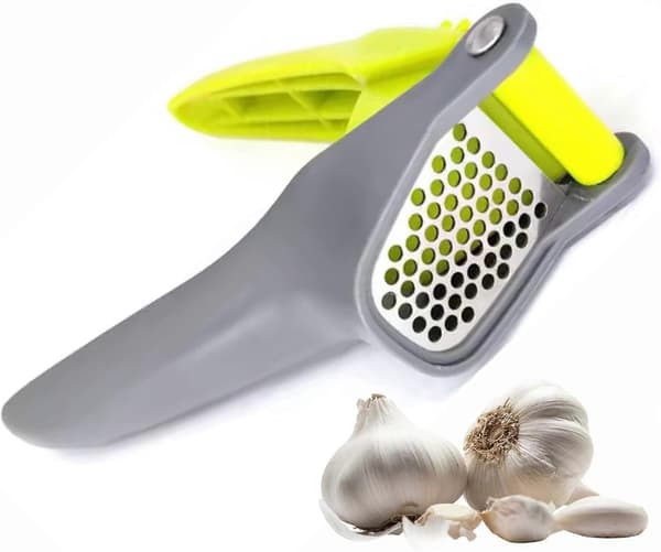 Garlic Press, Garlic Crusher, Garlic Mincer - Easy to Use, Clean, and Maintain - Durable, Functional Design