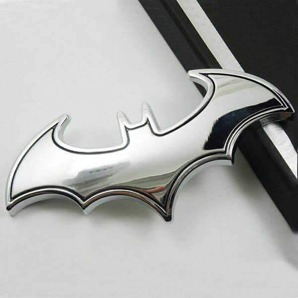 Batman 3D Krom Metal Emblem Bil Bagagerumslogo