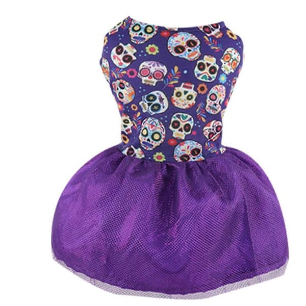 Halloween-kjole til kæledyr, blød og elastisk kostume til hunde og hvalpe