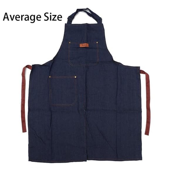 Forkleder med splittede ben for keramikk, skulptur, overall for pottemakere deep blue