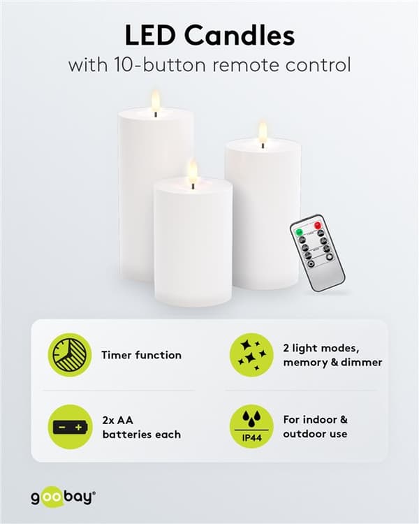 3 LED-valon sarja \"Outdoor\" Vit 249